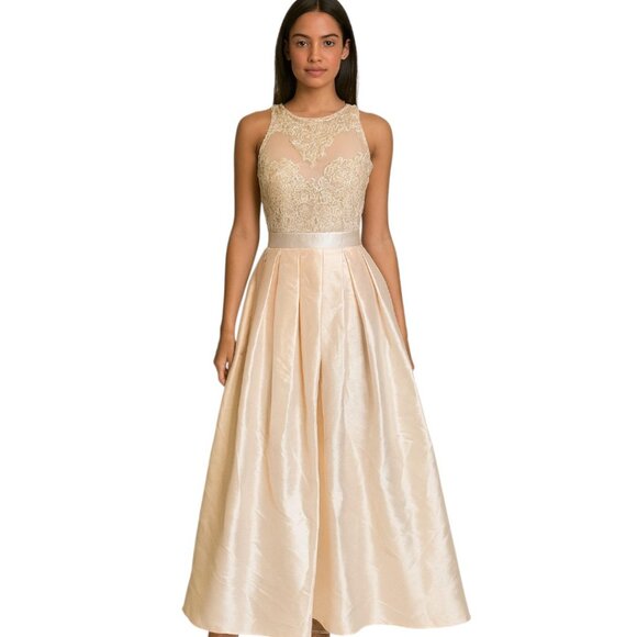 Soieblu Blush & Ivory Formal Gown – Size Small - Picture 1 of 7